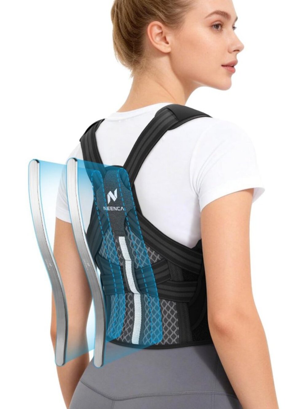 Adjustable Posture Corrector for Men & Women, Medical Back Support Brace